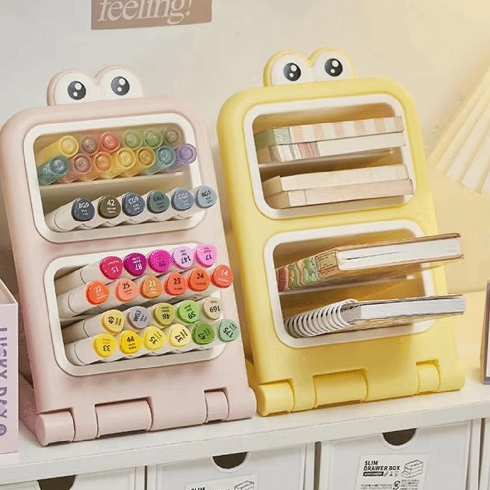 Removable Desktop Slanting Organizer Large Capacity Slanted Pen Holder  Household