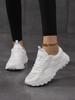 Women's Walking Shoes Soft Bottom Non-slip Mom Sneakers Breathable Net Shoes Fashion Casual Single Shoes