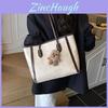 Sac Cabas Minimaliste Tendance Grande Capacité Pour Femmes En Matière PU Pour Un Usage Quotidien