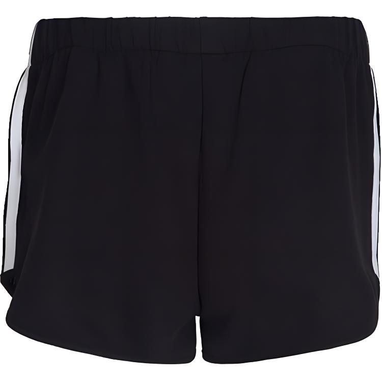 Adidas Originals Three Stripes Printed Sports Straight Leg Shorts Women Shorts Black AY8125
