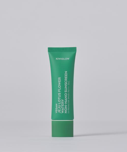 Kiwiglow Vegan Jeju Lotus Watery Non-Nano Sunscreen SPF50+ PA++++