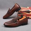 Fashion Black Brown Men's Suede Leather Patchwork Flats Shoes Male Designer Driving Monk Strap Loafers Homecoming Wedding Dress Footwear