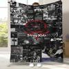HD Stray Kids Kpop Star Flannel Blanket,Ultra Soft Warm Plush Throw for Home Bedroom Bed Sofa Cover Camping Picnic gift