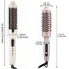 2 In 1 Curling And Straightening Hair Brush Curling Hair Styling Brush Hair Styling Comb  Home Use