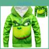 How The Grinch Stole Christmas Kids Zipper Hoodie With Unique Grinch Design Features
