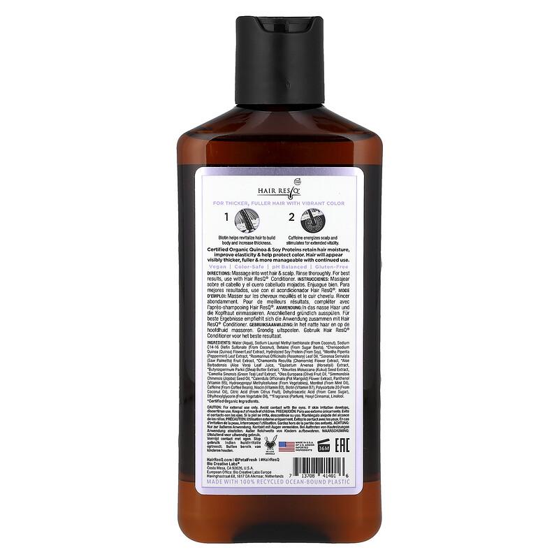 Hair ResQ®, Thickening Treatment, Biotin Shampoo, 12 Fl Oz (355 Ml)