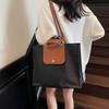Women Canvas Shoulder Bag Large Capacity Ladies Shopping Bags Simple Handbag Vacation Tote Casual Book Bag KTY