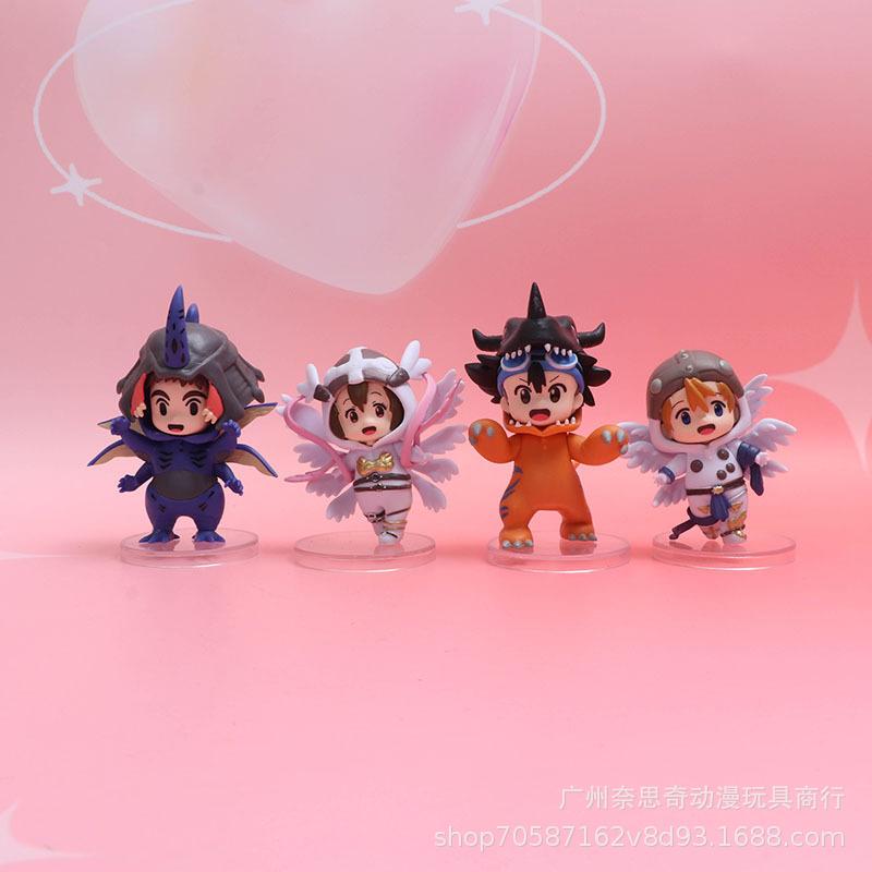 2 Types 8pcs/set Anime Digital Monster Digimon Cosplay Action Figure Model Toys Gift