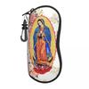 Virgin Of Guadalupe Sunglasses Soft Case Neoprene Zipper Mexico Catholic Virgin Mary Shell Eyeglass Case Protective Box Glasses