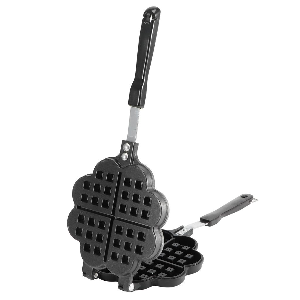 DIY Waffle Maker Waffle Cake Mold Baking Tray Household Cooking Accessories for Gas Stove