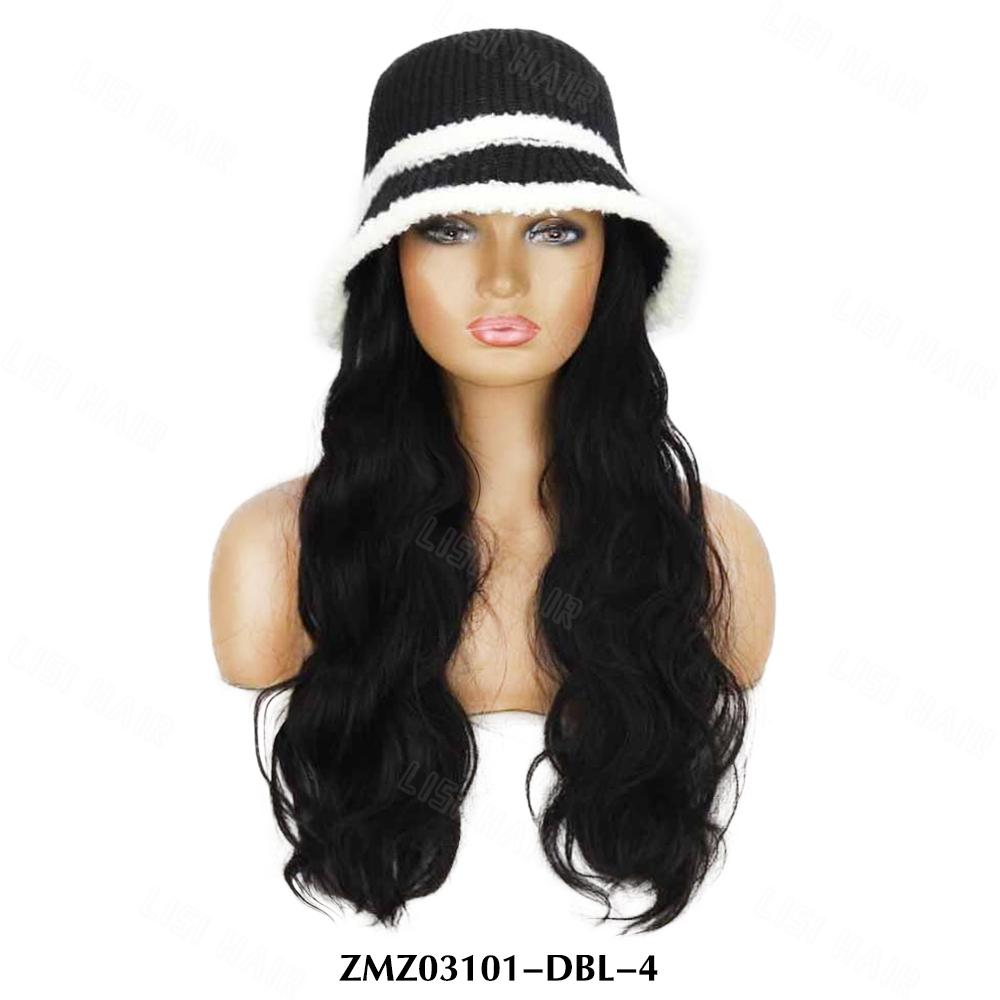 

MERISIHAIR синтетический берет и шляпа рыбака парик удлиненный длинный волнистый парик для женщин ежедневная вечеринка 50cm