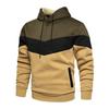 Men's Tri-Color Hooded Sweatshirt - Long Sleeve Fashion Hoodie for Spring & Autumn, New Arrival