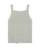 ROIDESROIS Crop Slim Fit Sleeveless Top (Gray)