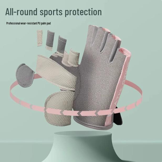 Anti-Slip Weightlifting Gloves for Women and Men - Thin, Anti-Callus Design for Kettlebell, Dumbbell, Deadlift, Pull-up Bar, Exercise Training