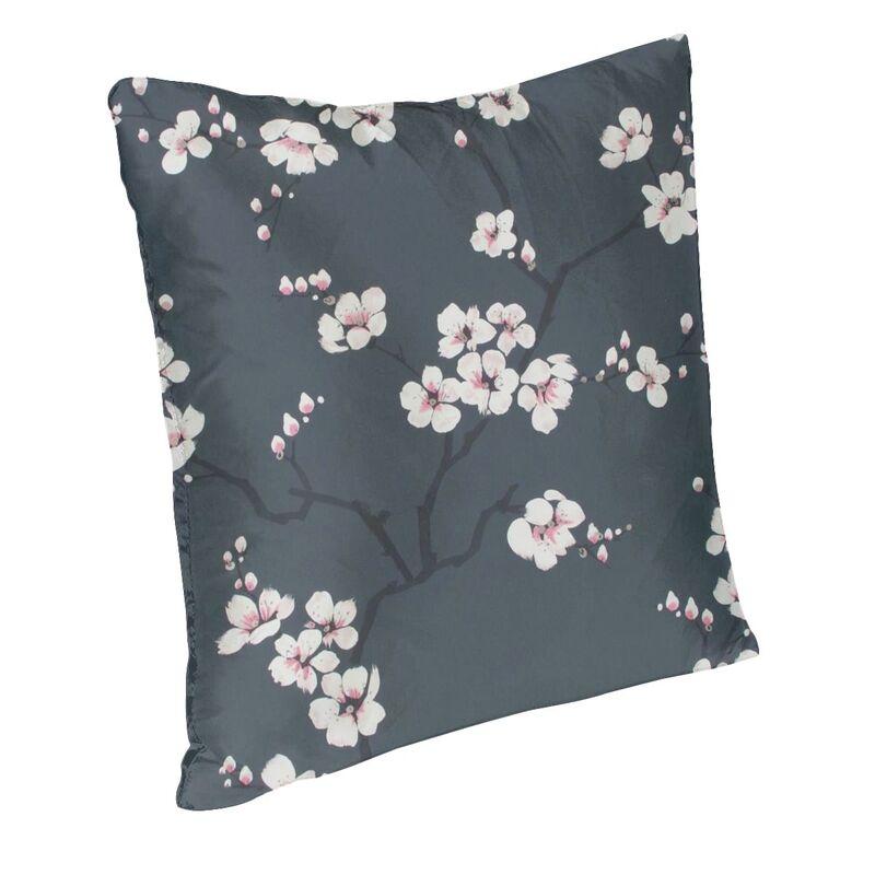 Cherry Blossom Sakura Floral Nordic Pillow Cover Decoracion Salon Japanese Flower Cushion Case