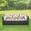 1/2/3 Sitzer Terrassen Stretch Sofa Kissenbezug Outdoor Kissenbezug Ersatz Terrassenmöbel Überwürfe Stuhl Sitzbezug Weich