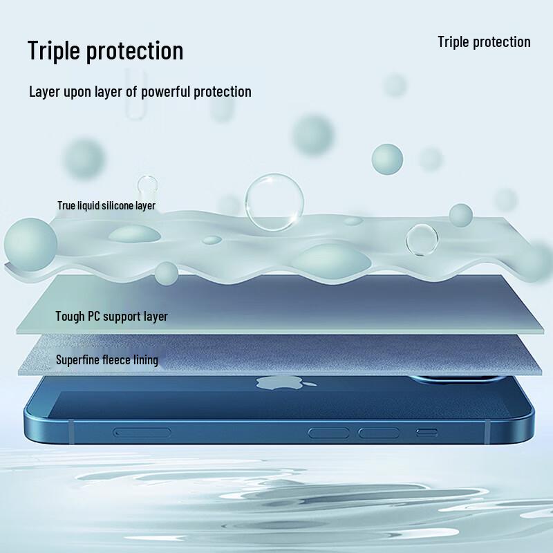 Snowkids iPhone 16 Serie Flüssigsilikonhülle