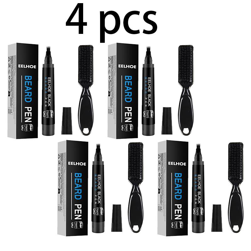 EELHOE Beard Filler Kit Waterproof Sweatproof Beard Pen Beard Tracer