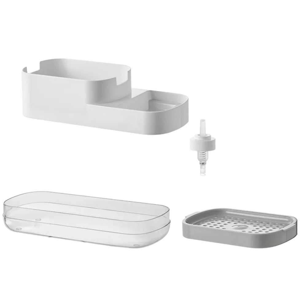 2 In 1 Dish Soap Dispenser Detachable Soap Pump Dispenser Automatic Liquid Dispenser  Household