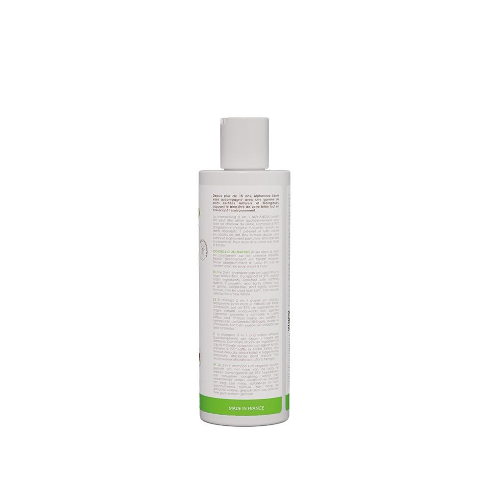 Alphanova Bebe Bio Gentle 2-in-1 Shampoo for Babies, 200ml