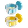 2 Piezas Duraderos Cuencos para Pájaros de PET Taza para Alimentar con Clips Para Cacatúas Periquitos Guacamayos Pinzones Agapornis Animales Pequeños