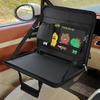 Car Steering Wheel Tray Portable Folding Auto Seat Back Small Table Eat Work Car Steering Wheel Dining Table Coffee Tray Board