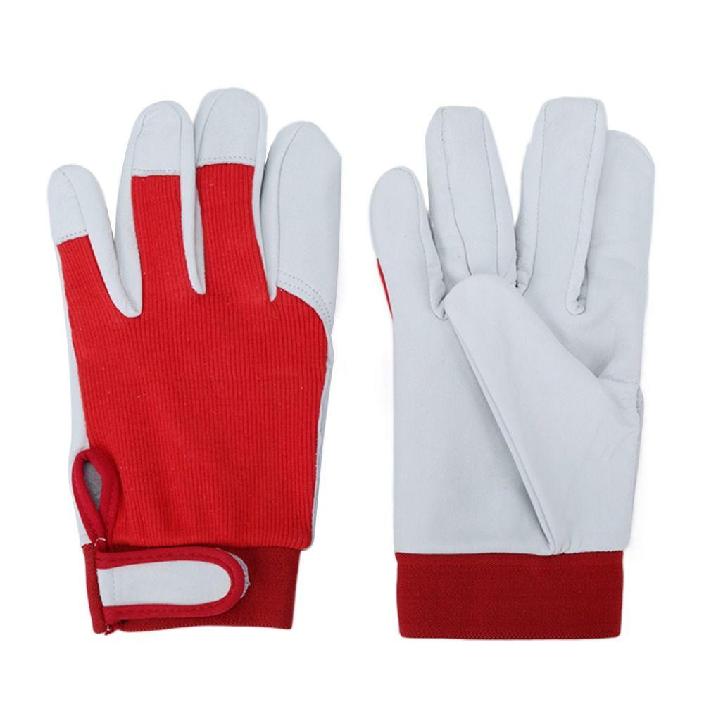 Leather Welding Gloves Random Color Work Safe Gloves Tool Protective Glove  Workplace