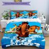 3pcs Ice Age 2 Adventure Bedding Set Includes Quilt Cover and Pillowcases, Suitable for All Seasons Q050