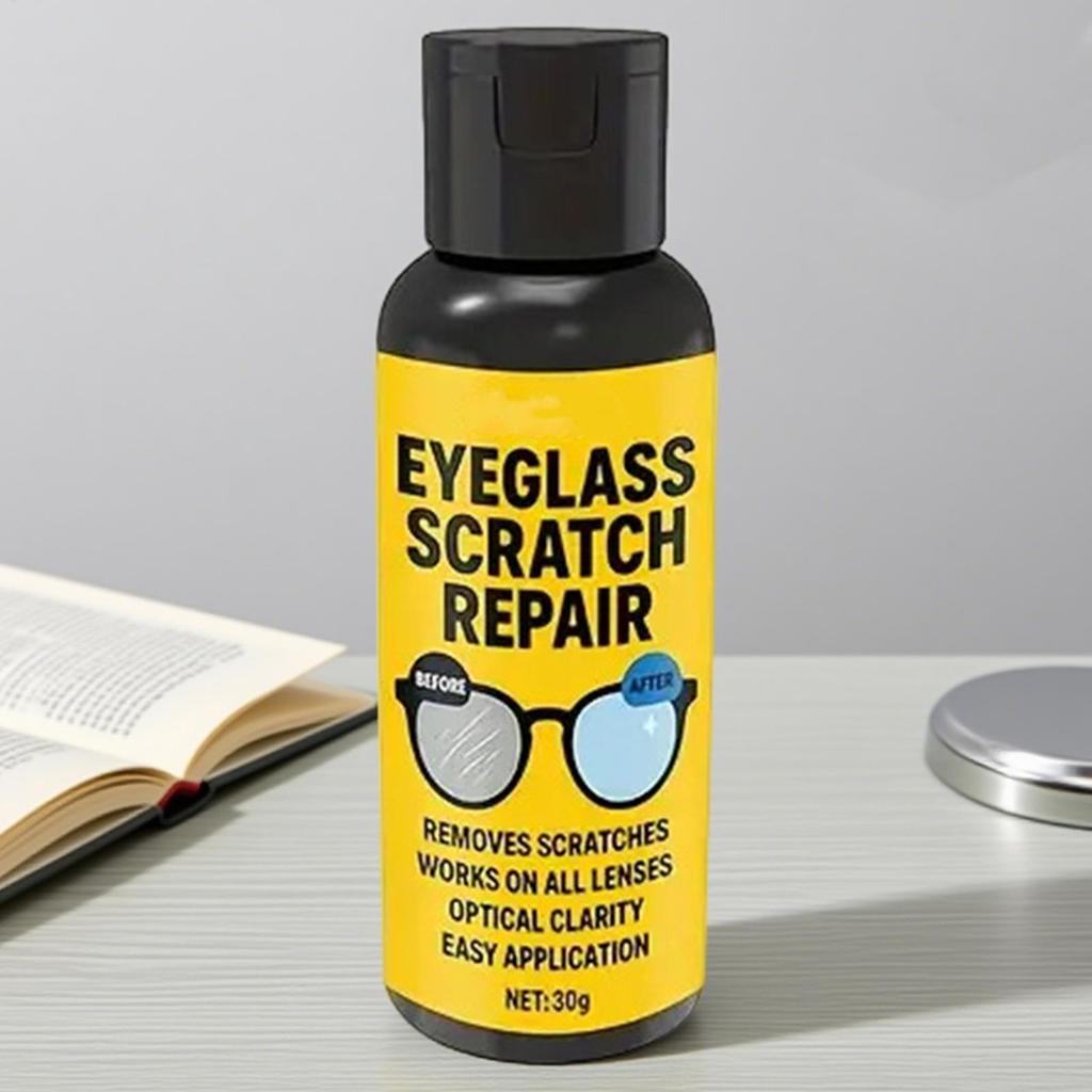 1pcs 30g Glasses Scratch Remover Mirror Grinding Cleaner Polishing Scratch-Resistant Solution for Camera Table Screen Car Watch