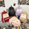 Schoolbag New Trendy Cool Backpack Large Capacity Korean Version Junior High School High School Student Schoolbag Women's Simple Fashion Versatile  