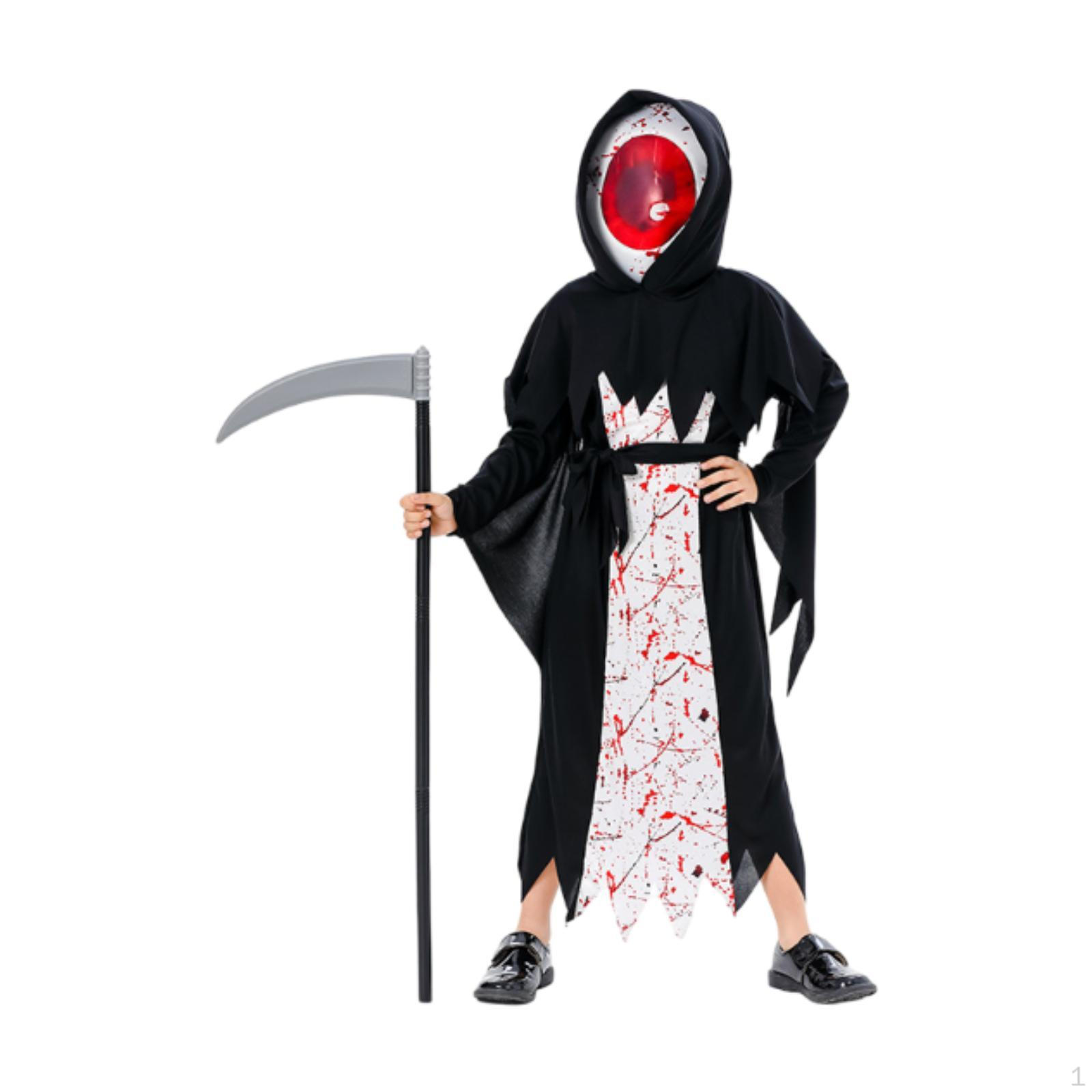 

Halloween Costume Cosplay Boys Girls Kids Decoration for Party Supplies Dress up XL with Sickle
