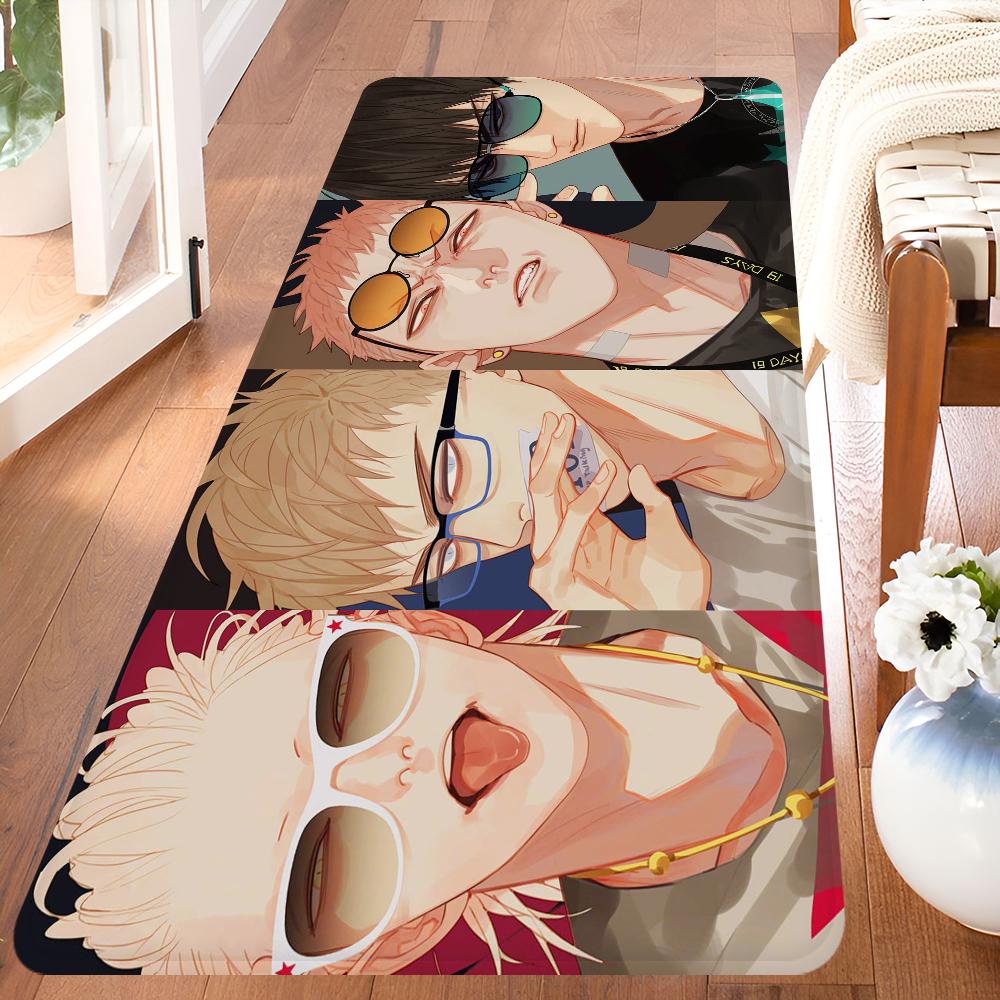 19 Days Anime Bathroom Mat Kids Room Bedroom Decoration Balcony Anti-Slip Doormat Living Room Welcome Rug 40x60cm 16x24 inch