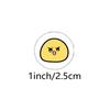 100-500pcs Cartoon Yellow Expression Stickers Wedding Birthday Party Gift Wrapping Label Scrapbook Cute Stationery Stickers
