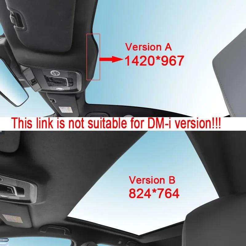 Car Sunshade For BYD Seal EV EK 2022~2025 Sunroof Shades Electrostatic Adsorption Visor Auti-UV Sun Protection Auto Accessories