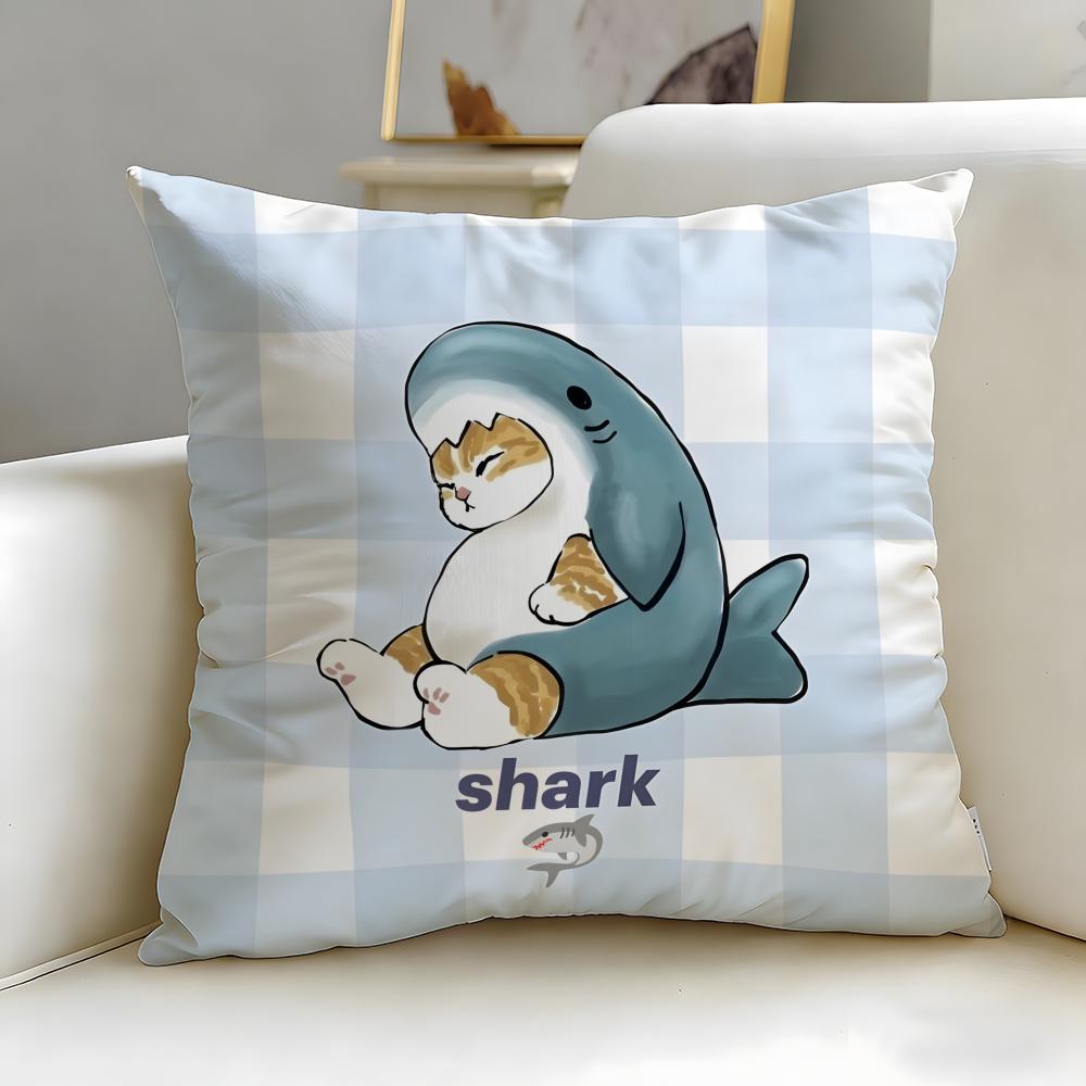 popular cartoon Mofusand Cushion Cover Soft & Easy-Wash Pillow Case – Versatile for Couch, Bed, Travel and Office