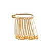 10/12Pcs Large Safety Pins 2 Inch Decorative  Brooch Women Brooch Pins For Clothes Skirts Sweater Scarf Lapels Hat