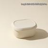 Food Safe Silicone Lunch Box with Sealed Lid 1/3Pcs 200/300/600ML Leak Proof Portable Container for Office Workers Travel