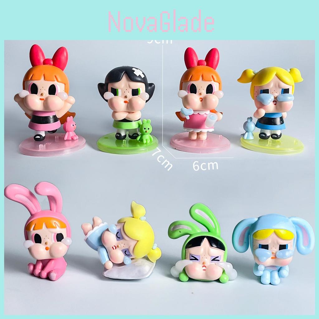 Crybaby Pvc Collectible Figure With The Powerpuff Girls Design For Kids And Fans