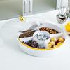 Divided Snack & Fruit Plate with Lid