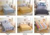 Simple Cotton Bed Sheet for Double Bed - Suitable for Summer & Student Dormitory, 40 Count, All Seasons