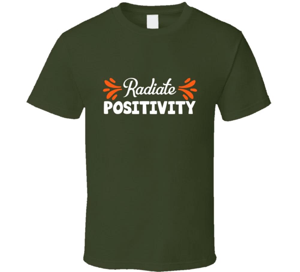 Radiate Positivity Inspiration Gift T Shirt L