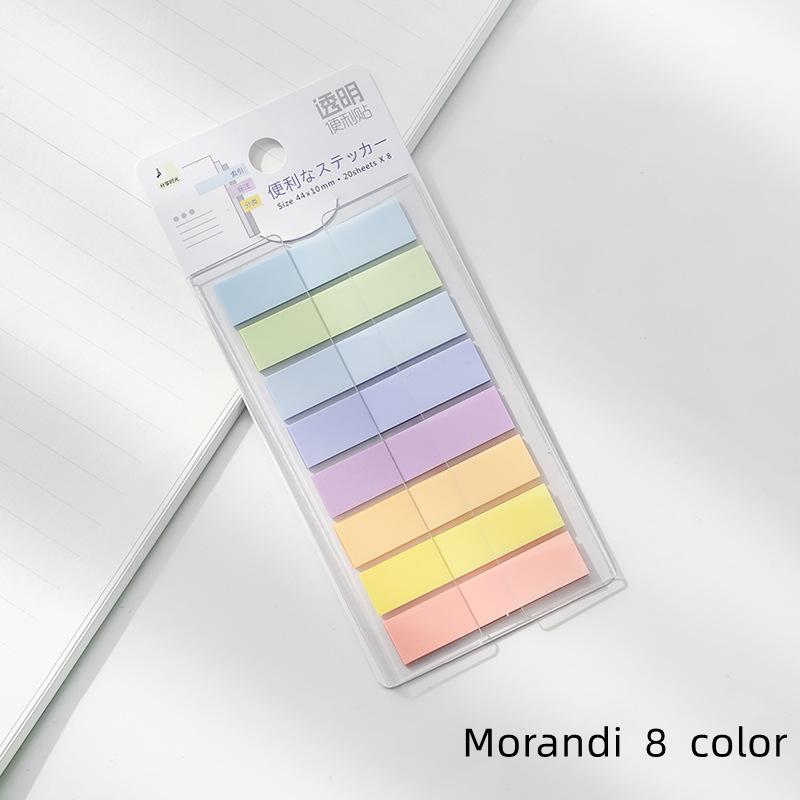 

1 шт., наклейки с индексом типа ящика, полупрозрачные цветные наклейки с милыми животными и блокнот, самоклеящиеся, водонепроницаемые