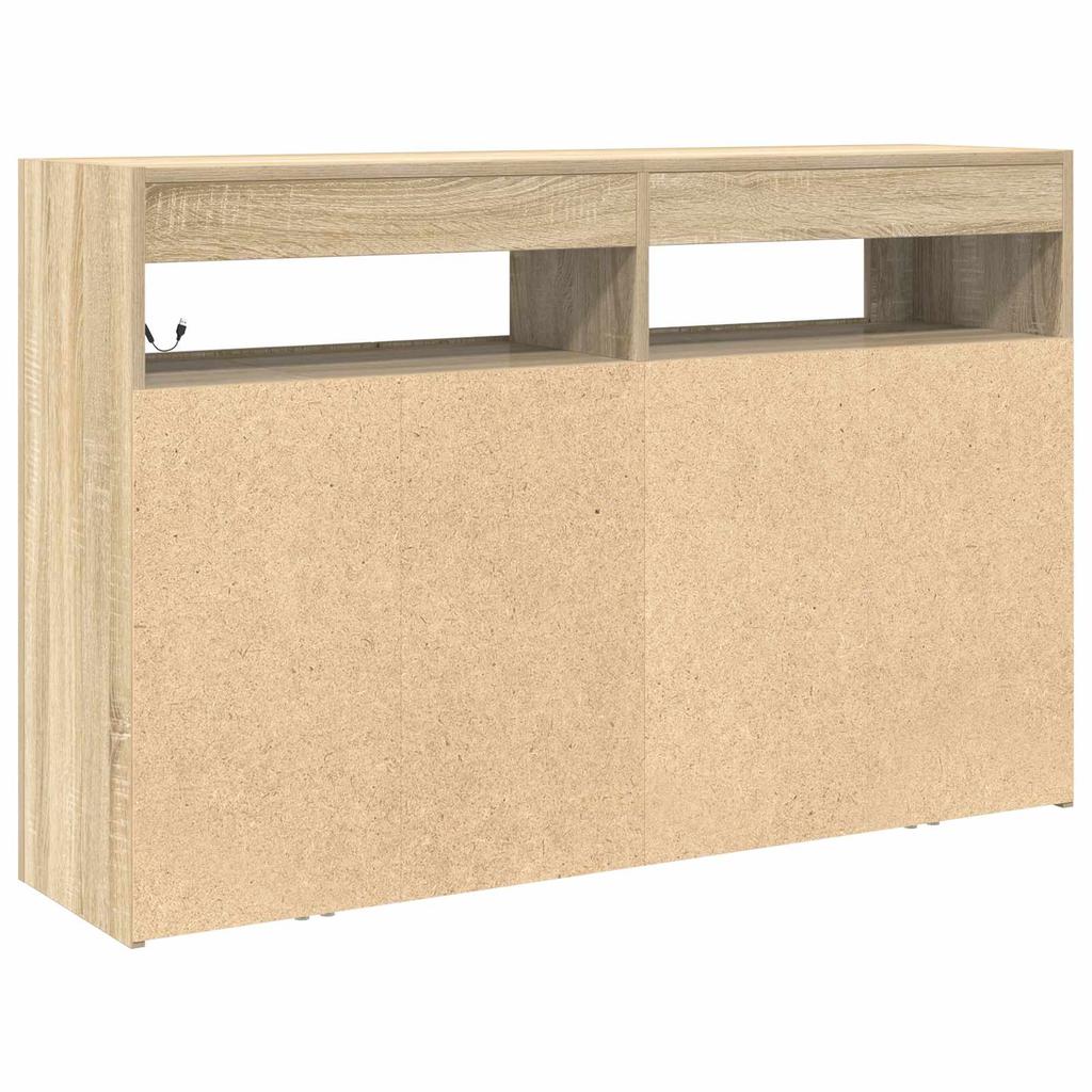 Sideboard Sonoma Oak 116 x 30 x 75 cm Particleboard