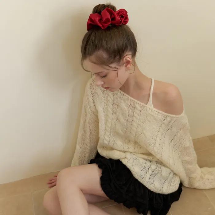[2 pack] Our Scrunchie (Red) - Big