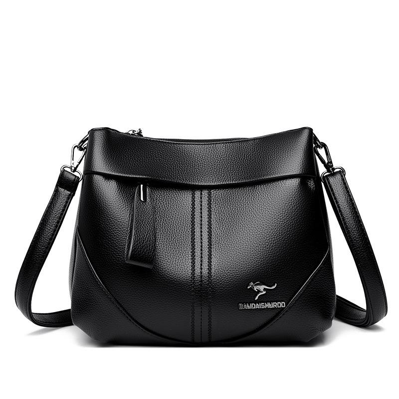 Women's Bag Spring New Single Shoulder Embroidered Thread Crossbody Mom Bag Elegant and Simple Women's Handbag