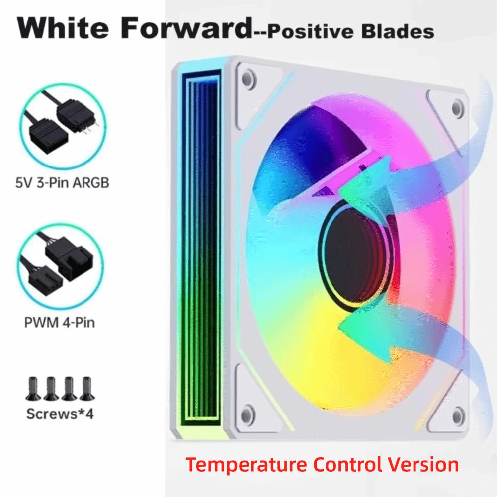 ARGB PC Case Fan PWM Computer Fan Silent Computer Cooling Fan Desktop PC