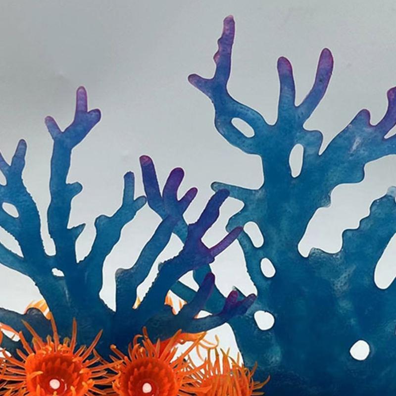 Život podobné korály Mořské řasy Akvária Dekorace Akvária Podvodní ozdoba Terénní úprava Bezpečnostní dekorace korálů pro akvária
