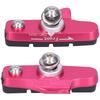 ZTTO Road Bike Brakes Pads Bicycle CBrake NoNoise NoSkid Rubber Blocks Replacement(Red )