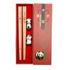 2 Pair Non-slip Panda Chopsticks Gift Set With Chopstick Rest Sushi Chopsticks  Present