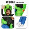 Alien Inflatable Costume for Halloween Easter Party, Funny Light-Up Inflatable Suit for Adults Kids